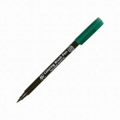 Koi Coloring Brush Pen Fırça Uçlu Kalem 29 Green