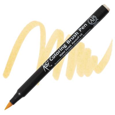 Koi Coloring Brush Pen Fırça Uçlu Kalem Naples Yellow