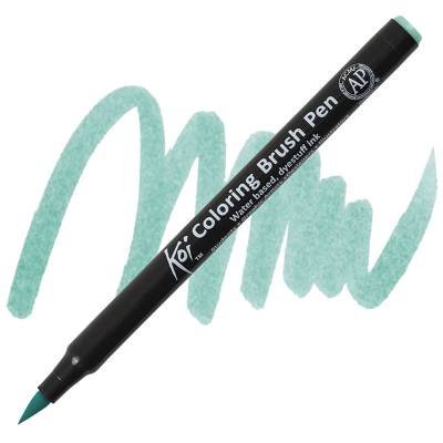 Koi Coloring Brush Pen Fırça Uçlu Kalem Peacock Green