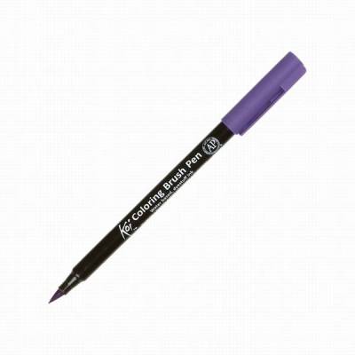 Koi Coloring Brush Pen Fırça Uçlu Kalem 24 Purple