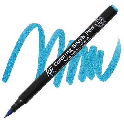 Koi Coloring Brush Pen Fırça Uçlu Kalem Sky Blue