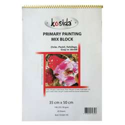 Kosida - Kosida Primary Painting Mix Resim Defteri 20 Yaprak 35x50 10 628 195