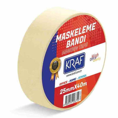 Kraf Maskeleme Bandı 25mmx40mt