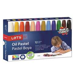 Lets - Lets 12 Renk Pastel Boya L-6120