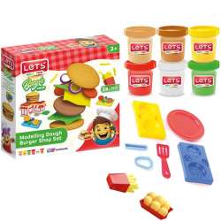 Lets - Lets Hamburger Seti 14 Parça Oyun Hamuru Seti L-9003