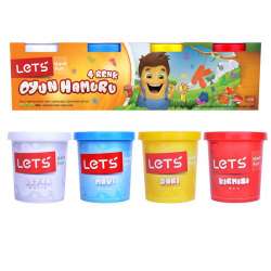 Lets - Lets Oyun Hamuru 4lü 300g Kod: L-8240