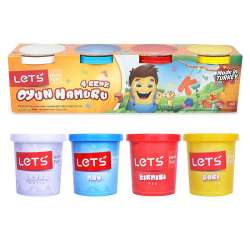 Lets - Lets Oyun Hamuru 4lü 600g Kod: L-8340