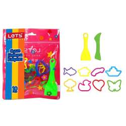 Lets - Lets Oyun Hamuru Kalıpları 10 Parça L-8416
