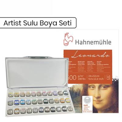 Lukas 1862 Artist Sulu Boya Seti 33lü Defter Hediyeli