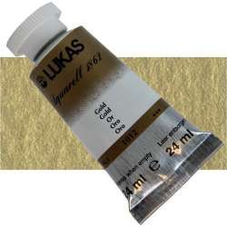 Lukas - Lukas Aquarell 1862 Artist 24ml Sulu Boya 1012 Gold Seri 3