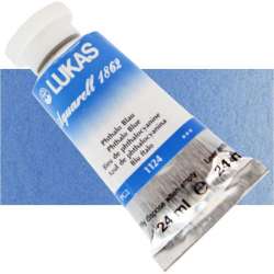 Lukas - Lukas 1862 Artist 24ml Sulu Boya 1124 Phthalo Blue Seri 2