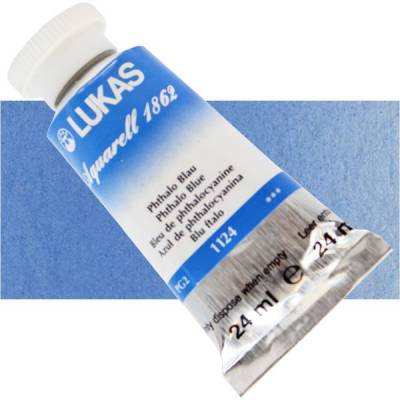 Lukas 1862 Artist 24ml Sulu Boya 1124 Phthalo Blue Seri 2