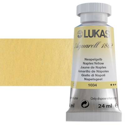 Lukas Aquarell 1862 Artist 24ml Sulu Boya 1034 Naples Yellow Seri 2