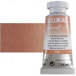 Lukas - Lukas Aquarell 1862 Artist 24ml Sulu Boya 1109 Burnt Sienna Seri 2