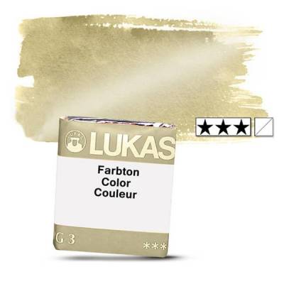 Lukas 1862 Artist Yarım Tablet Sulu Boya 1012 Gold Seri 3