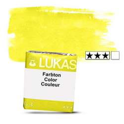 Lukas - Lukas 1862 Artist Yarım Tablet Sulu Boya 1021 Lemon Yellow Seri 2