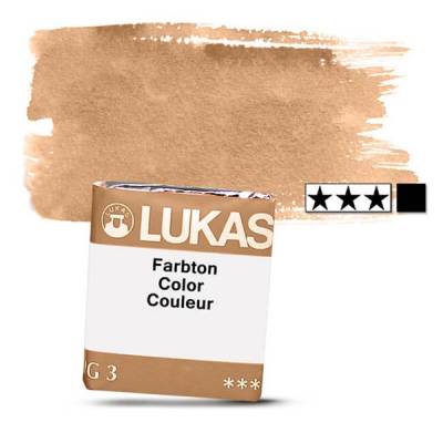 Lukas 1862 Artist Yarım Tablet Sulu Boya 1023 Gold Ochre Seri 2