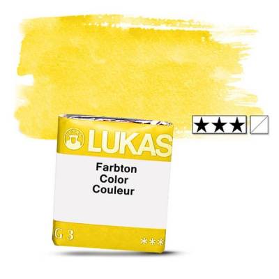 Lukas 1862 Artist Yarım Tablet Sulu Boya 1024 İndian Yellow Seri2