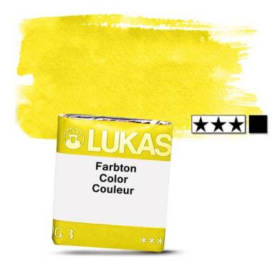 Lukas 1862 Artist Yarım Tablet Sulu Boya 1026 Cadmium Yellow L S3