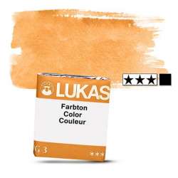 Lukas - Lukas 1862 Artist Yarım Tablet Sulu Boya 1028 Cadmium Orange S3