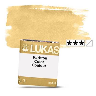 Lukas 1862 Artist Yarım Tablet Sulu Boya 1039 Raw Sienna Seri 2