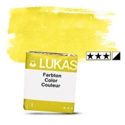 Lukas - Lukas 1862 Artist Yarım Tablet Sulu Boya 1044 Cadmium Yellow S2