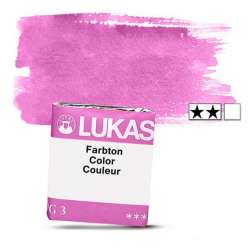 Lukas - Lukas 1862 Artist Yarım Tablet Sulu Boya 1051 Magenta S2