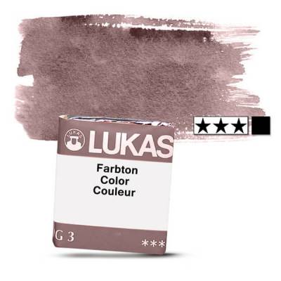 Lukas 1862 Artist Yarım Tablet Sulu Boya 1055 English Red Deep S2