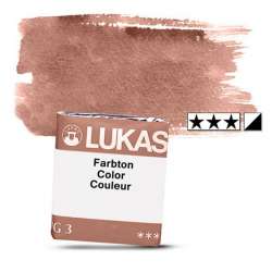 Lukas - Lukas 1862 Artist Yarım Tablet Sulu Boya 1109 Burnt Sienna S2