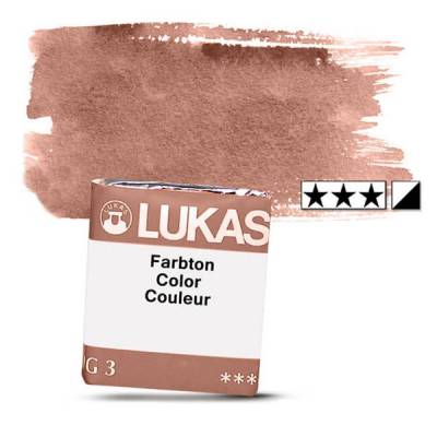 Lukas 1862 Artist Yarım Tablet Sulu Boya 1109 Burnt Sienna S2