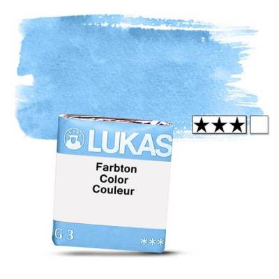 Lukas 1862 Artist Yarım Tablet Sulu Boya 1118 Cyan S2