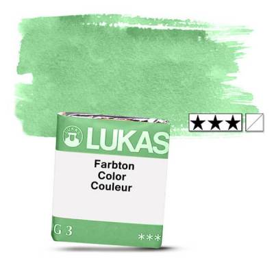 Lukas 1862 Artist Yarım Tablet Sulu Boya 1163 Permanent Green S2