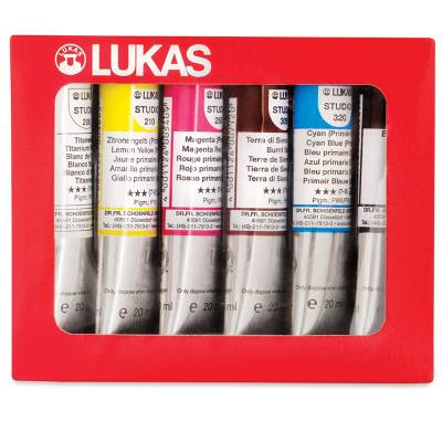 Lukas Studio Yağlı Boya Seti Assortment Box 6x20ml 6482