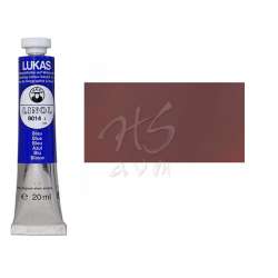 Lukas - Lukas Su Bazlı Linol Baskı Boyası Kahverengi No:9011 20ml (1)