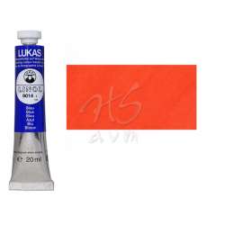 Lukas - Lukas Su Bazlı Linol Baskı Boyası Kırmızı No:9008 20ml (1)
