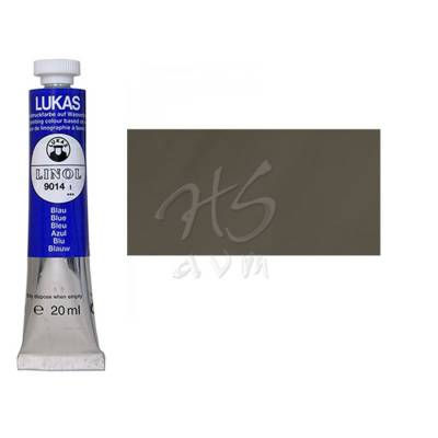 Lukas Su Bazlı Linol Baskı Boyası Koyu Kahverengi No:9012 20ml