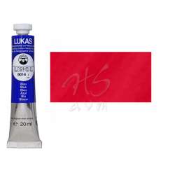 Lukas - Lukas Su Bazlı Linol Baskı Boyası Koyu Kırmızı No:9009 20ml (1)