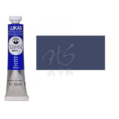 Lukas Su Bazlı Linol Baskı Boyası Koyu Mavi No:9015 20ml