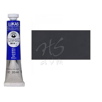 Lukas Su Bazlı Linol Baskı Boyası Siyah No:9020 20ml