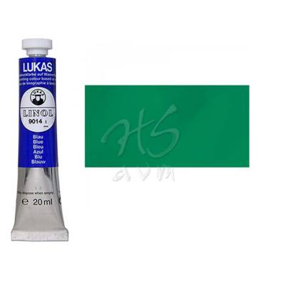 Lukas Su Bazlı Linol Baskı Boyası Yeşil Kromüksit Opak No:9017 20ml
