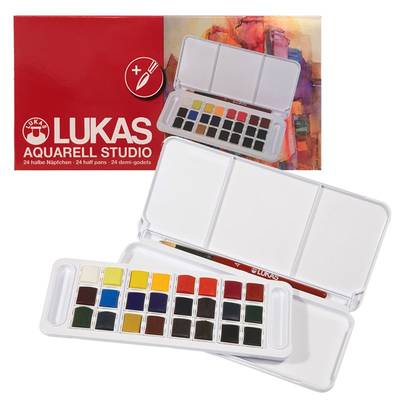 Lukas Sulu Boya Takımı Tablet 24 Renk
