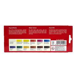 Lukas Sulu Boya Takımı Tüp 12 Renk 12ml 6104 - 8