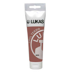 Lukas - Lukas Terzia Akrilik Boya 125ml No:4909 Burnt Sienna