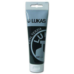 Lukas - Lukas Terzia Akrilik Boya 125ml No:4982 Ivory Black