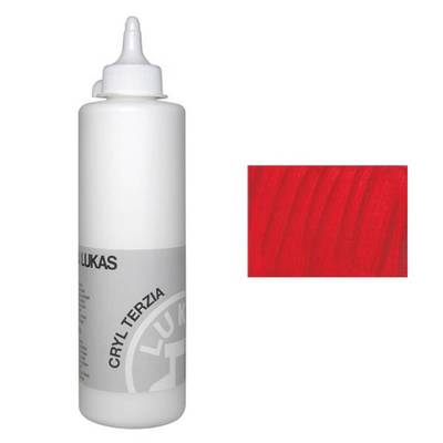 Lukas Terzia 500ml Akrilik Boya No:4874 Cadmium Red Deep Hue