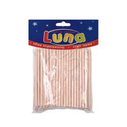 Luna - Luna Ahşap Yuvarlak Çubuklar 4x100mm 100lü