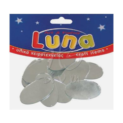 Luna - Luna Mozaik Ayna Oval 35x20mm 11 Adet 601611