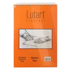 Lutart - Lutart Academie Sketchbook A4 Ciltli Eskiz Defteri 100 Yaprak