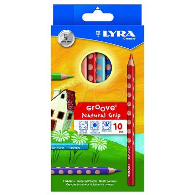 Lyra Groove Natural Grip 10lu Kuru Boya Seti L3811100