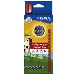 Lyra - Lyra Groove Natural Grip Slim 12li Kuru Boya Seti 2821120